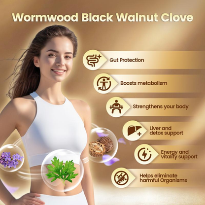 Wormwood Black Walnut Cloves Parasite Cleanse